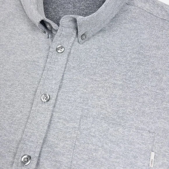Vuori Gray Modern Casual Button Down Shirt - Picture 7 of 11